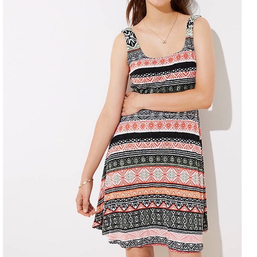 LOFT Tribal Print Dress